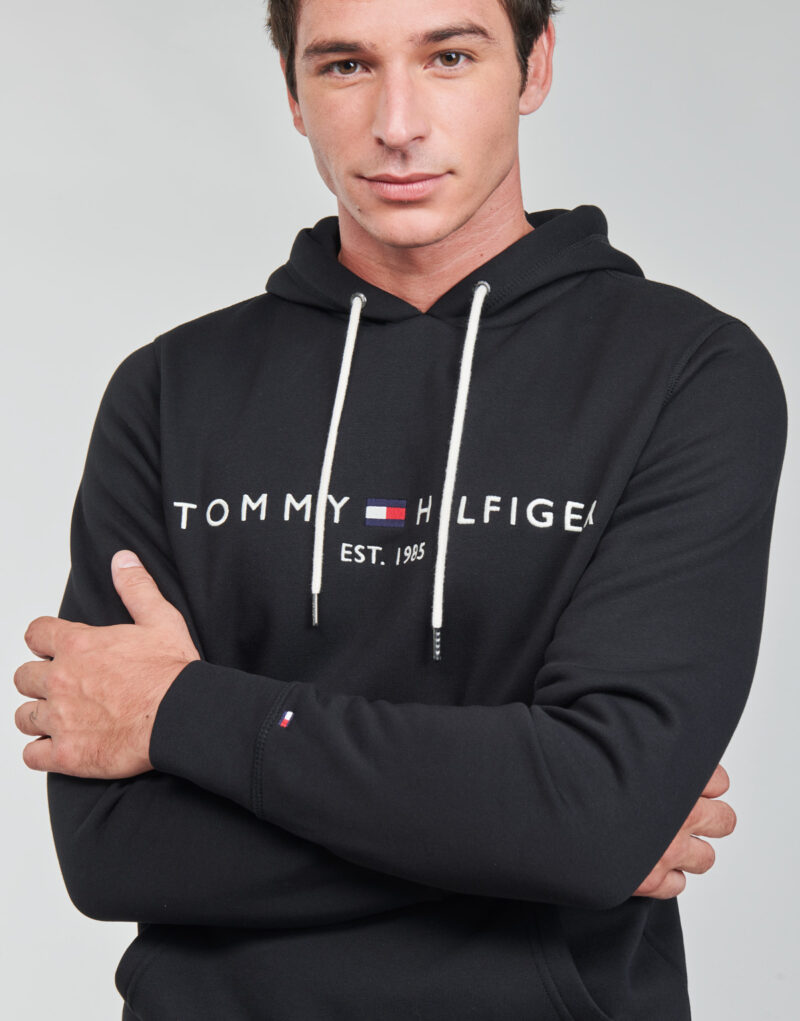 Tommy Hilfiger TOMMY LOGO HOODY Schwarzer Hoodie Herren-Hoodie - 5