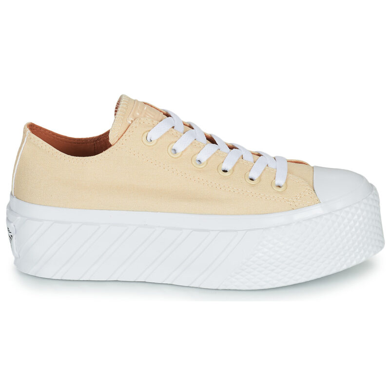 Converse CHUCK TAYLOR ALL STAR LIFT 2X HYBRID SHINE OX Giallo Sneakers basse Donna - 2