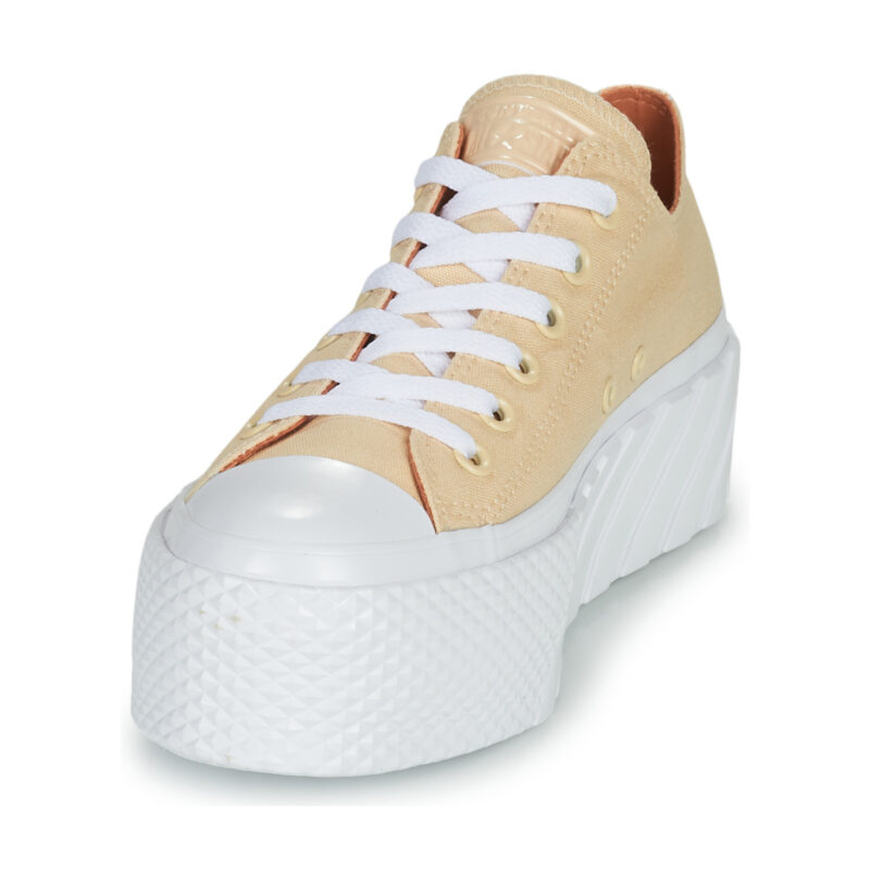 Converse CHUCK TAYLOR ALL STAR LIFT 2X HYBRID SHINE OX Giallo Sneakers basse Donna - 3