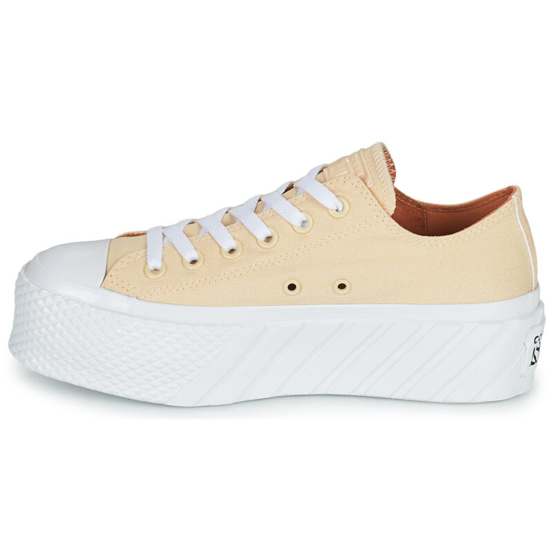 Converse CHUCK TAYLOR ALL STAR LIFT 2X HYBRID SHINE OX Giallo Sneakers basse Donna - 4
