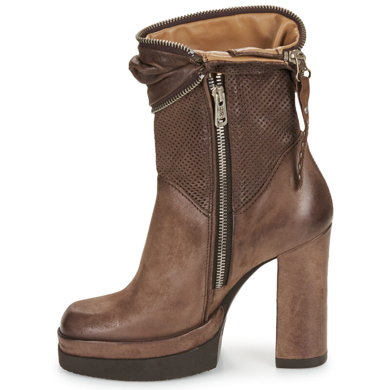 Airstep / A.S.98 BLOC ZIP Marrone Stivaletti Donna - 4