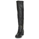 Airstep / A.S.98 NOVASUPER HIGH Schwarz Damen-Stiefeletten bis zur Mitte des Oberschenkels - 3