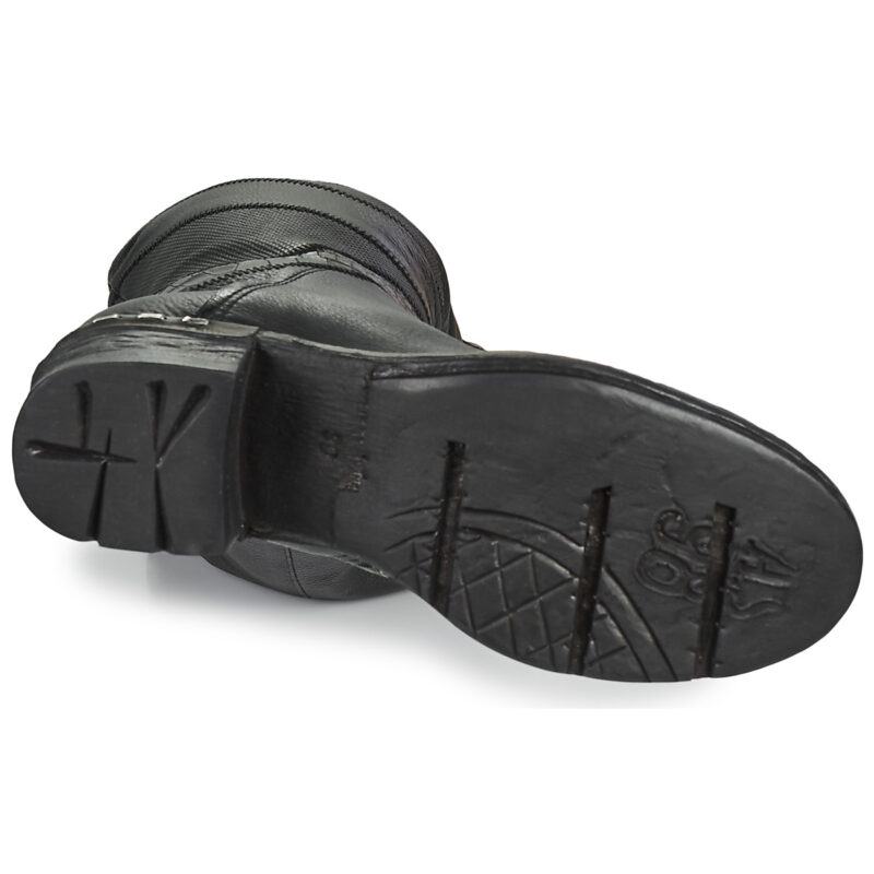 Airstep / A.S.98 NOVASUPER HIGH Schwarz Damen-Stiefeletten bis zur Mitte des Oberschenkels - 7