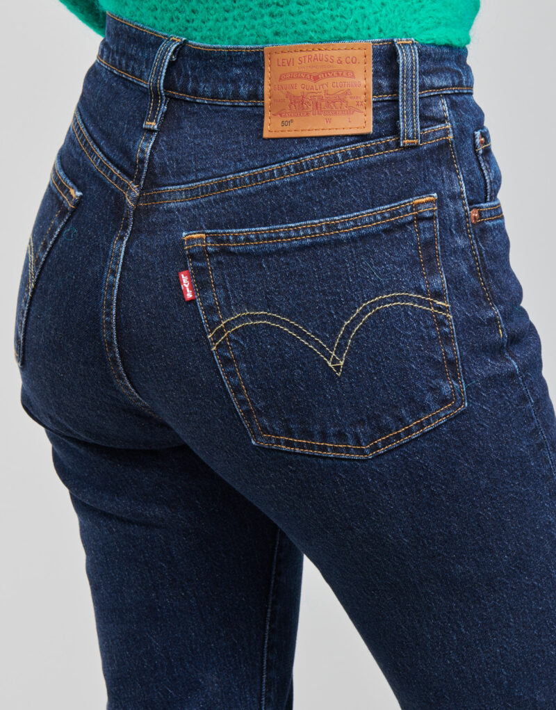 Jeans boyfriend Levis 501 CROP Blu Jeans boyfriend Donna - 5