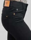 Slim jeans Le Temps des Cerises ULTRA PULP Black Slim Jeans Women - 5