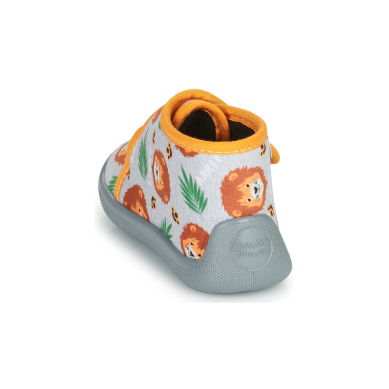 Citrouille et Compagnie PASTACARBO Grigio Pantofole Bambino - 5