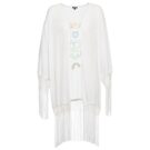 Brigitte Bardot ANTOINETTE Wei&szlig;e Damenweste / Strickjacke - Gr&ouml;&szlig;e 1