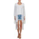 Brigitte Bardot ANTOINETTE Wei&szlig;e Damenweste / Strickjacke - Gr&ouml;&szlig;e 3