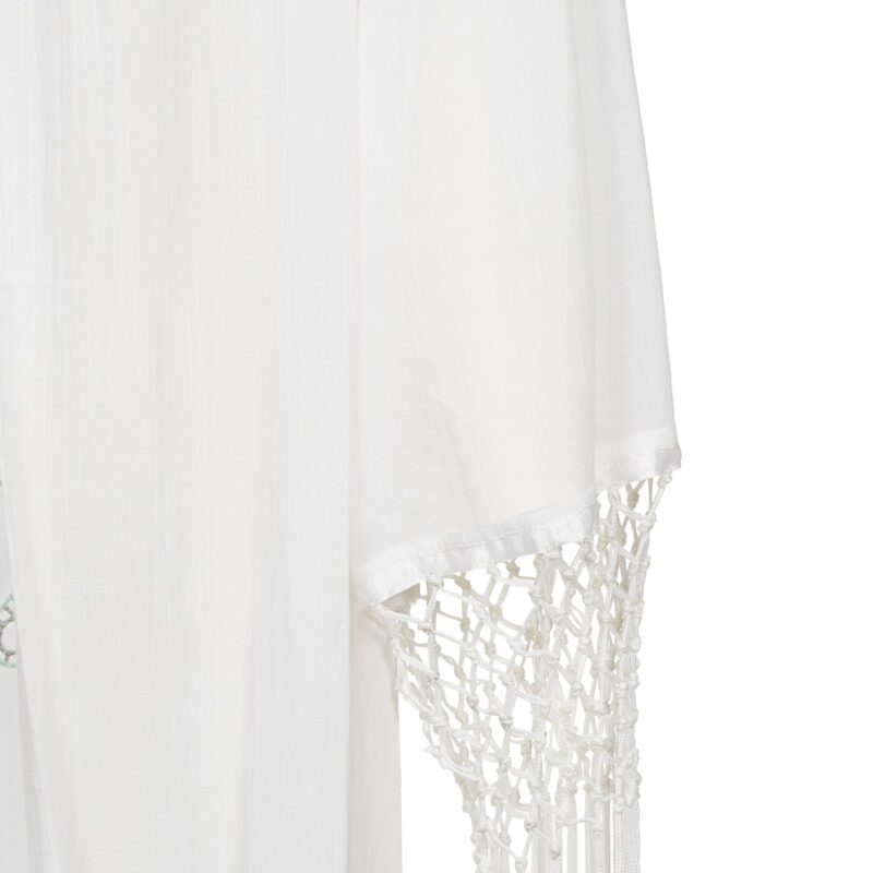 Brigitte Bardot ANTOINETTE Wei&szlig;e Damenweste / Strickjacke - Gr&ouml;&szlig;e 5