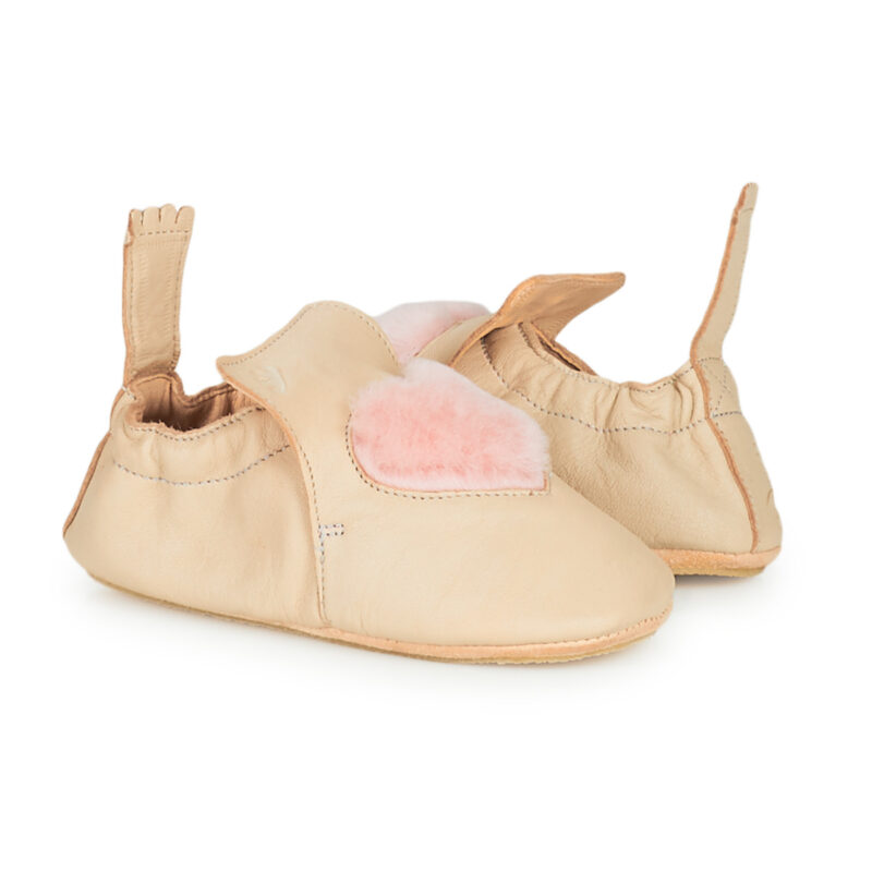 Easy Peasy BLUBLU COEUR Beige Pantofole Bambino - 4
