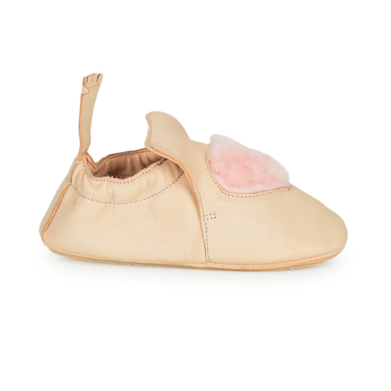 Easy Peasy BLUBLU COEUR Beige Pantofole Bambino - 5