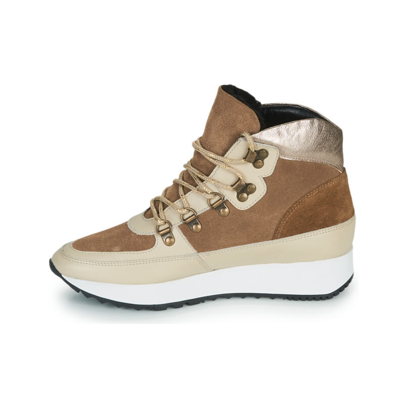 JB Martin COURAGE Marrone Sneakers alte Donna - 4