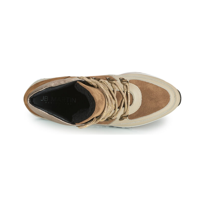 JB Martin COURAGE Marrone Sneakers alte Donna - 6