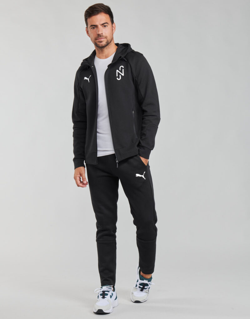 Pantalones Deportivos Puma EVOSTRIPE CORE FZ PANT Negro Pantalones Deportivos Hombre - 2