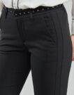 Pantalone Chino Freeman T.Porter CLAUDIA POLYNEO Nero Pantaloni Chino Donna - 5