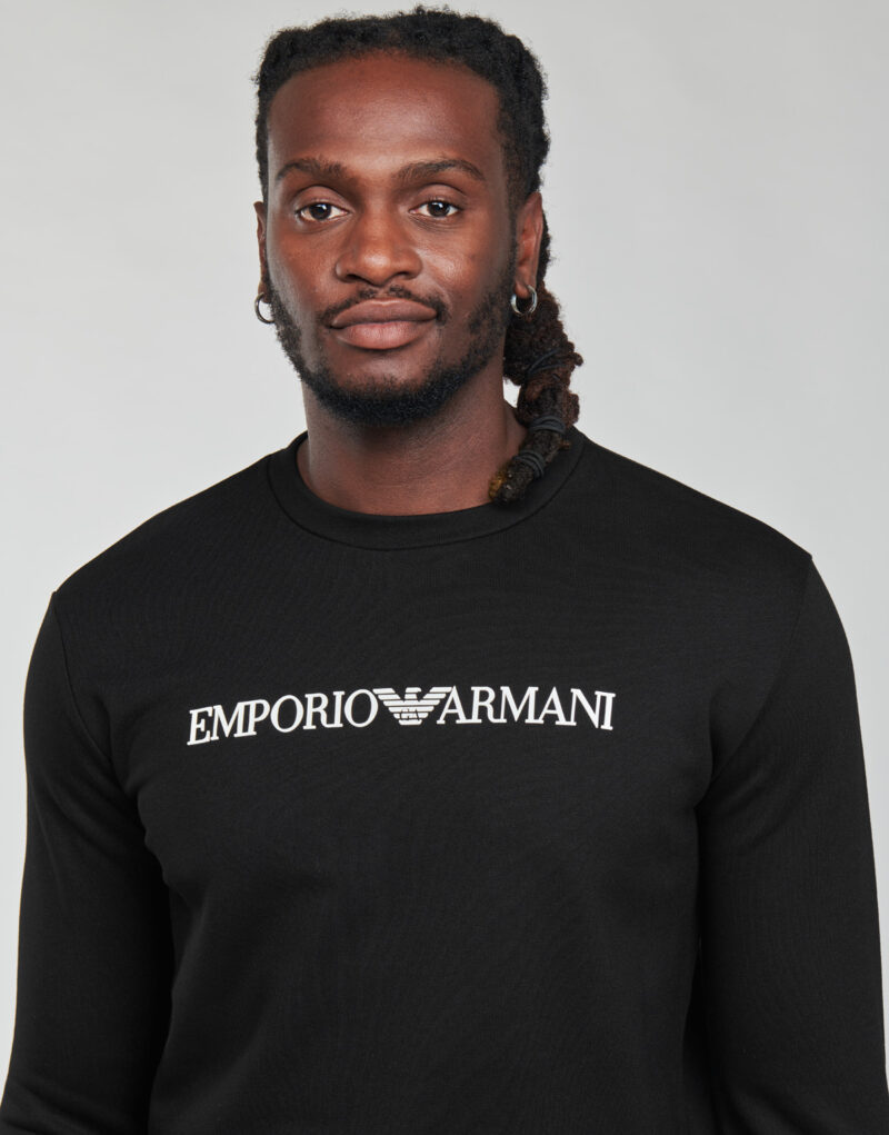 Felpe  Emporio Armani  8N1MR6  Nero -  Felpe Abbigliamento Uomo - 5