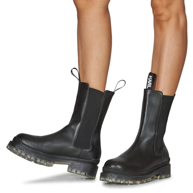 Karl Lagerfeld BIKER II LONG GORE BOOT Nero Stivaletti Donna - 8
