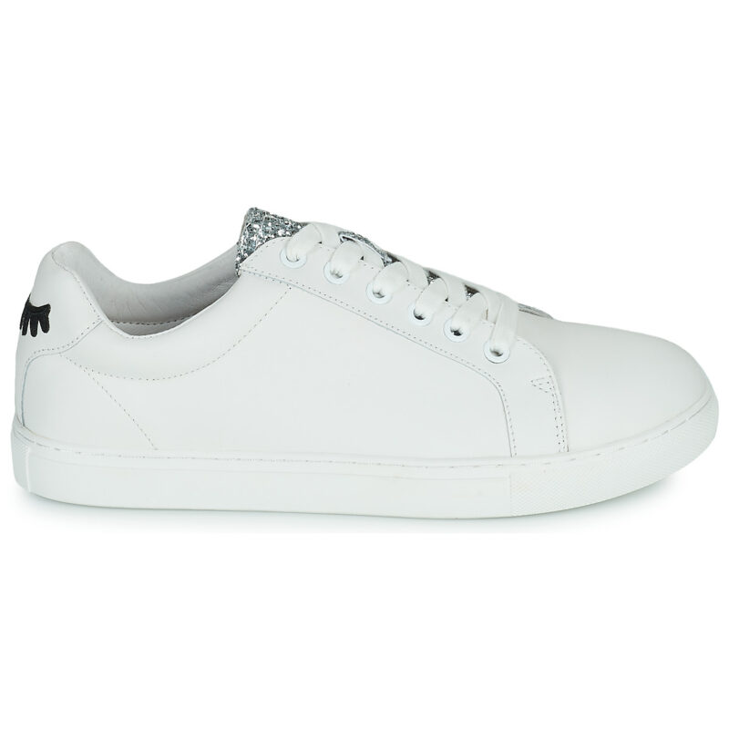 Bons baisers de Paname  SIMONE EYES  Bianco -  Sneakers basse Donna - 2