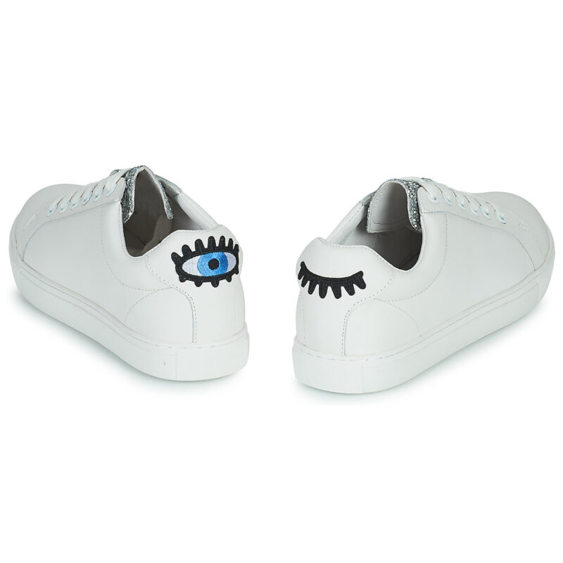 Bons baisers de Paname  SIMONE EYES  Bianco -  Sneakers basse Donna - 6