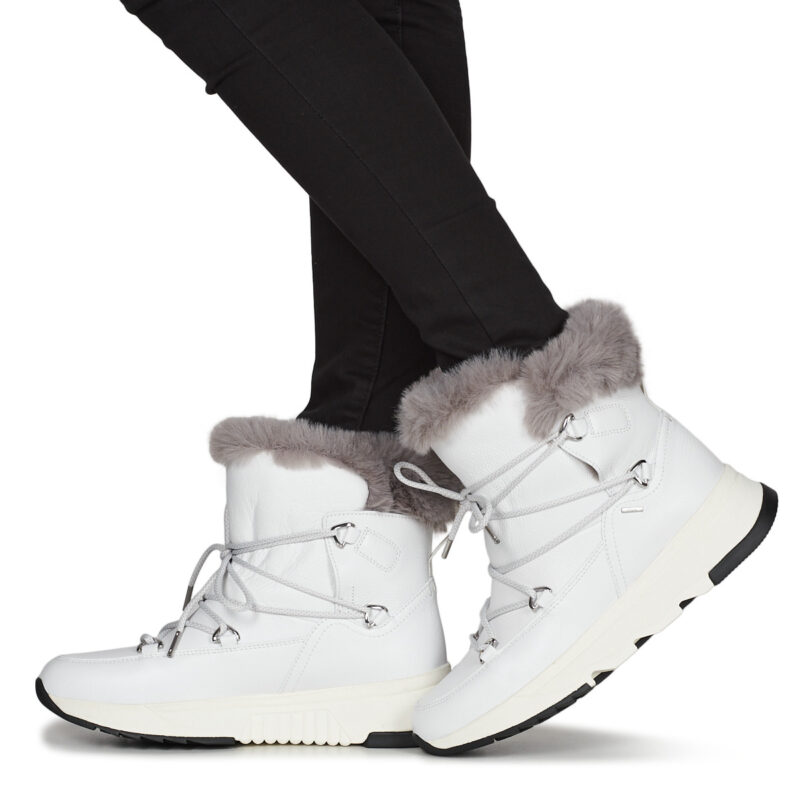 Geox FALENA ABX Bianco Scarpe da neve Donna - 8