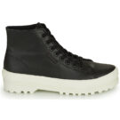 Superga 2341 ALPINA NAPPA Nero Sneakers alte Donna - 2