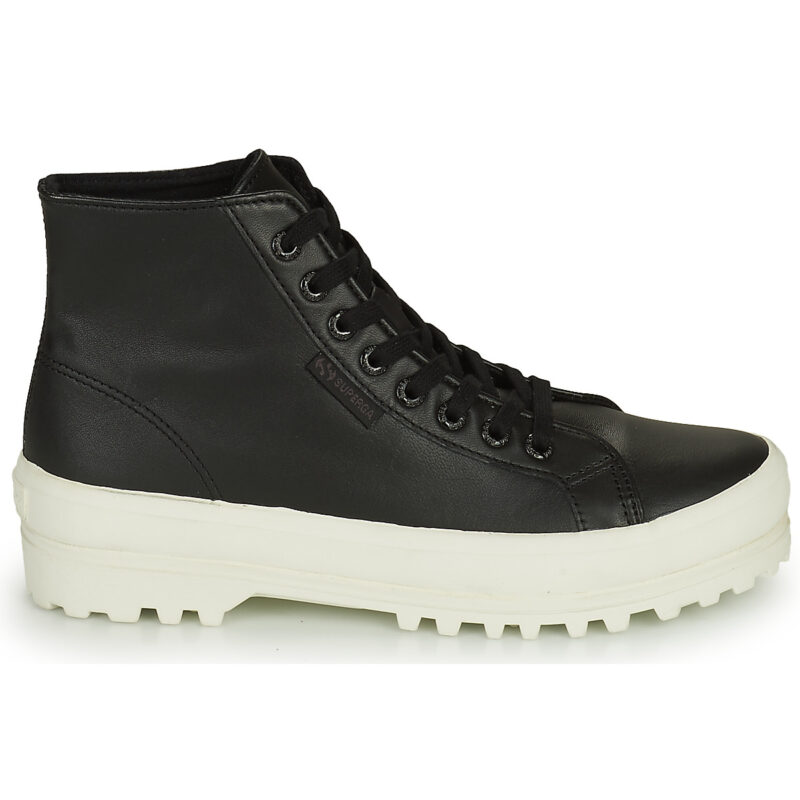 Superga 2341 ALPINA NAPPA Nero Sneakers alte Donna - 2