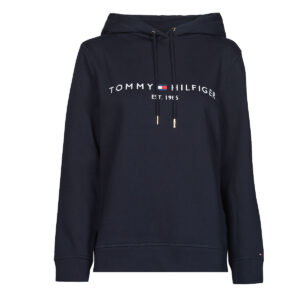 Felpe con cappuccio  Tommy Hilfiger  HERITAGE HILFIGER HOODIE LS  Blu -  Felpe con cappuccio Abbigliamento Donna