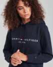 Felpe con cappuccio Tommy Hilfiger HERITAGE HILFIGER HOODIE LS Blu Felpe con cappuccio Donna - 5