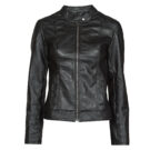 Giacca in pelle  JDY  JDYEMILY  Nero -   Giacche in pelle Donna - 1