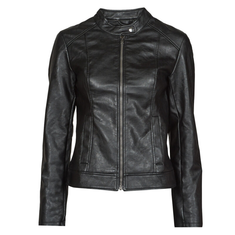 Giacca in pelle  JDY  JDYEMILY  Nero -   Giacche in pelle Donna - 1
