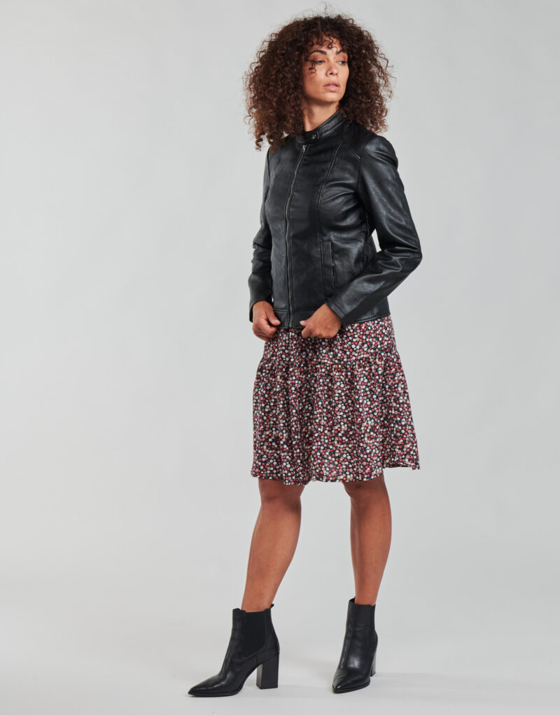 Giacca in pelle  JDY  JDYEMILY  Nero -   Giacche in pelle Donna - 3