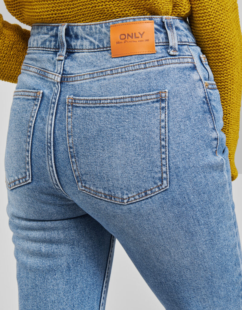 Jeans Mom  Only  ONLEMILY  Blu -  Jeans Mom Donna - 5