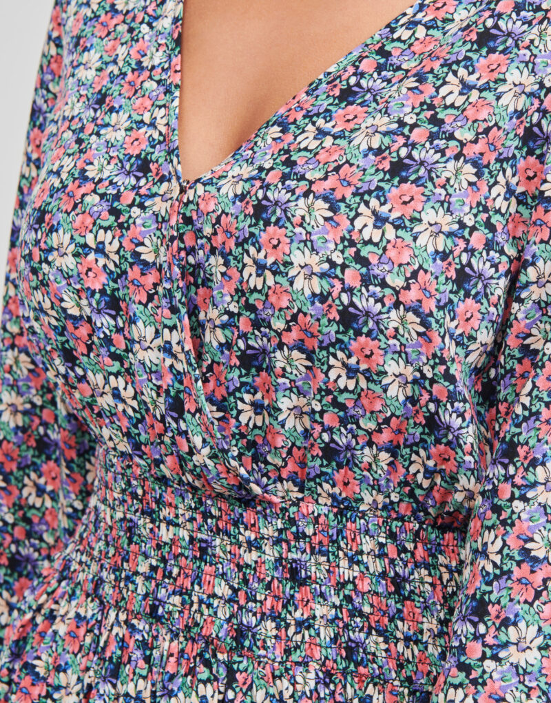 Abito corto  Moony Mood  PAPIS  Rosa -  Abiti corti Donna - 5