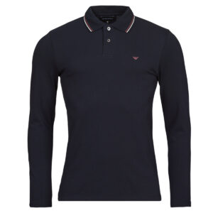 Polo maniche lunghe  Emporio Armani  8N1FB5  Blu -  Polo maniche lunghe Uomo