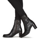 Adige FARA V4 DRAGON BRONZE Black Women's Ankle Boots - 8