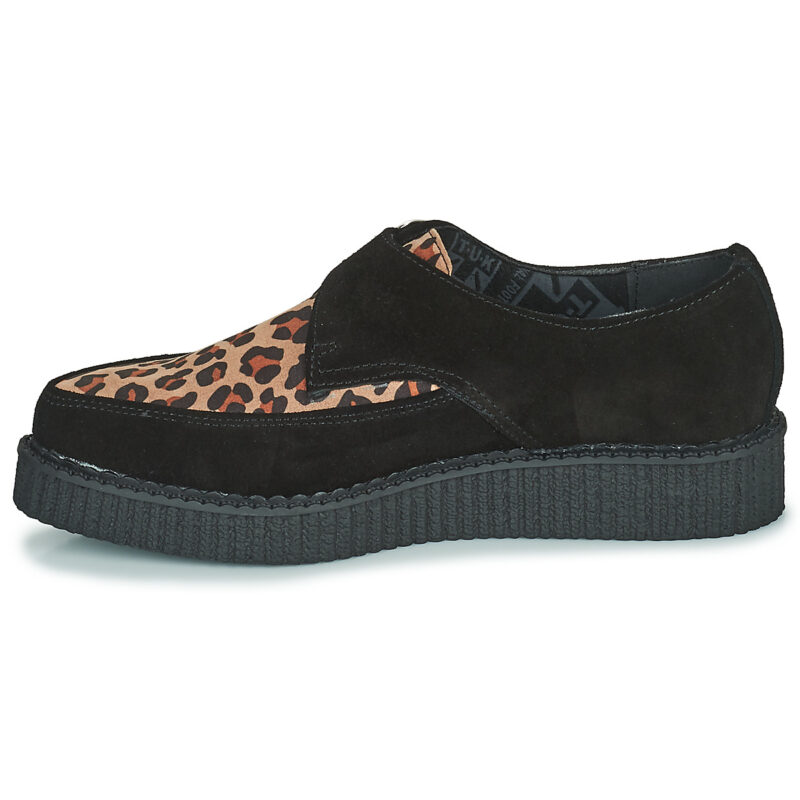TUK  POINTED CREEPER MONK BUCKLE  Nero -  Derby Donna - 4