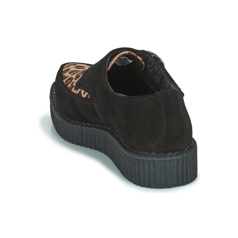 TUK  POINTED CREEPER MONK BUCKLE  Nero -  Derby Donna - 5