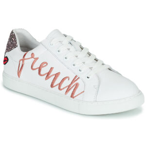 Bons baisers de Paname  SIMONE FRENCH KISS  Bianco -  Sneakers basse Donna