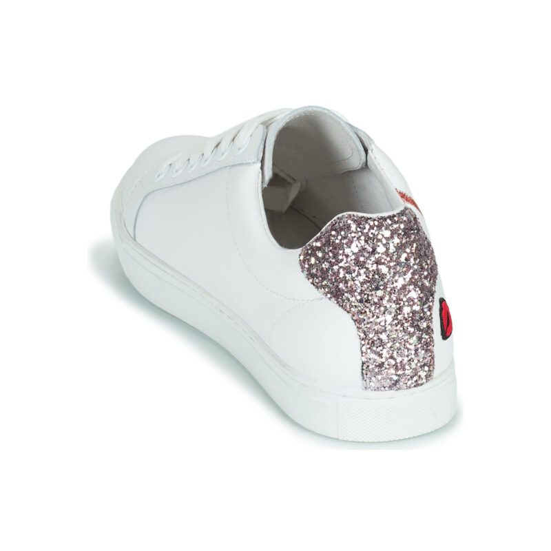 Bons baisers de Paname SIMONE FRENCH KISS Bianco Sneakers basse Donna - 5
