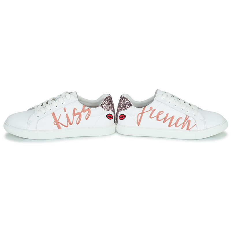 Bons baisers de Paname SIMONE FRENCH KISS Bianco Sneakers basse Donna - 6