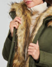 Parka Betty London PAKERETTE Kaki Parka Donna - 5
