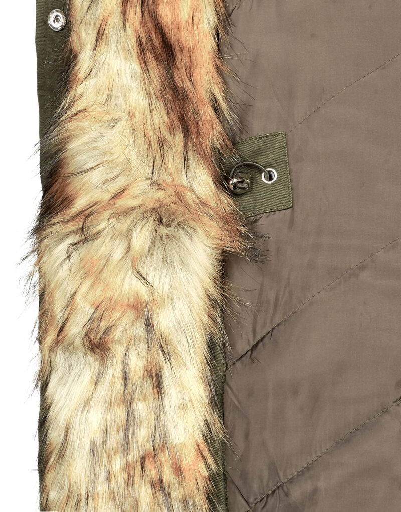 Parka Betty London PAKERETTE Kaki Parka Donna - 6