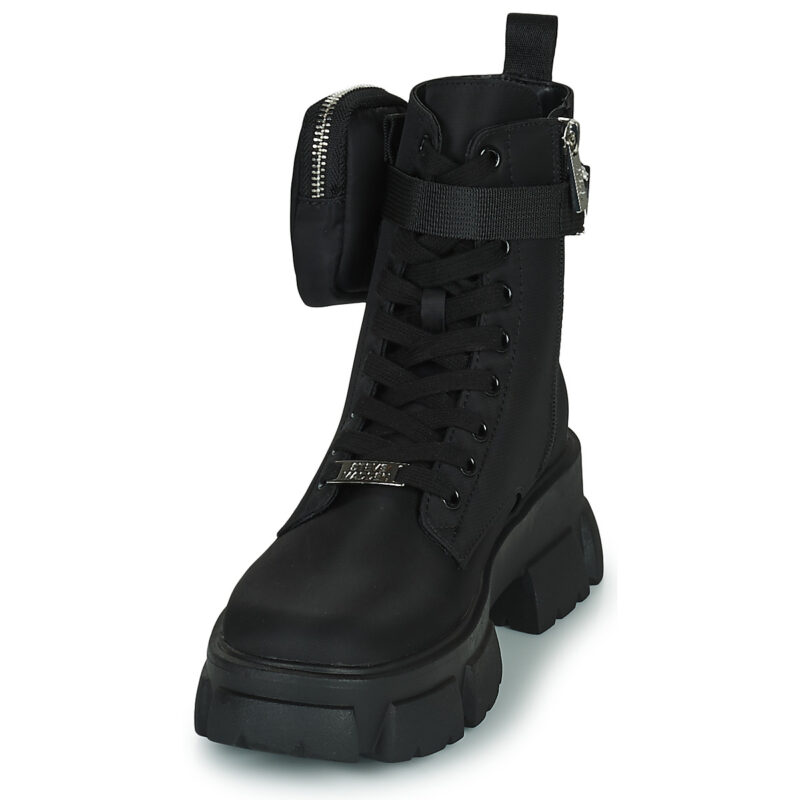 Steve Madden TANKER-P Schwarze Damen-Ankle-Boots - Gr&ouml;&szlig;e 3