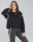 Felpe Converse LONG SLEEVE JERSEY CREW Nero Felpe Donna - 2