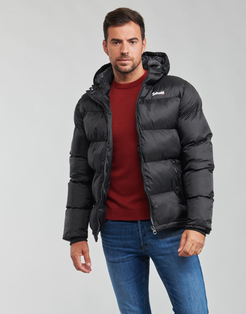 Doudoune Schott IDAHO2 Noir Doudounes Homme - 4