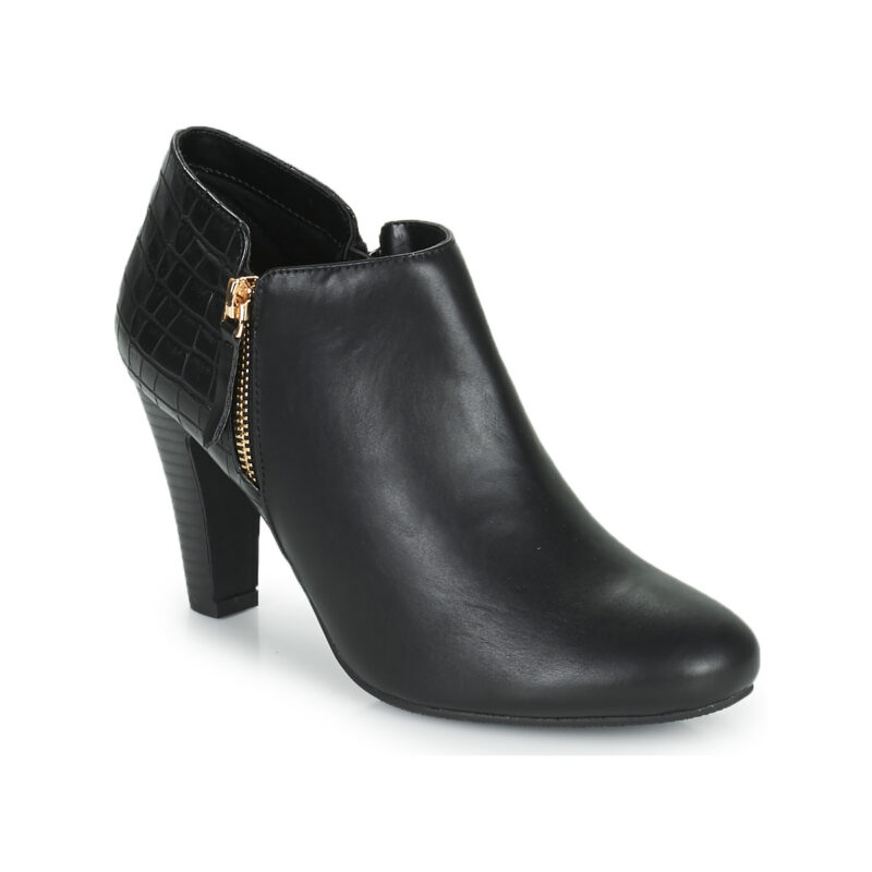 Moony Mood PERRINE Schwarze Damen-Ankle-Boots - Gr&ouml;&szlig;e 1