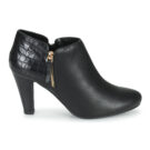 Moony Mood PERRINE Schwarze Damen-Ankle-Boots - Gr&ouml;&szlig;e 2