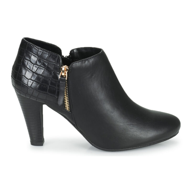 Moony Mood PERRINE Schwarze Damen-Ankle-Boots - Gr&ouml;&szlig;e 2