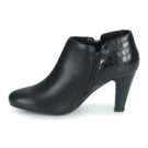 Moony Mood PERRINE Schwarze Damen-Ankle-Boots - Gr&ouml;&szlig;e 4