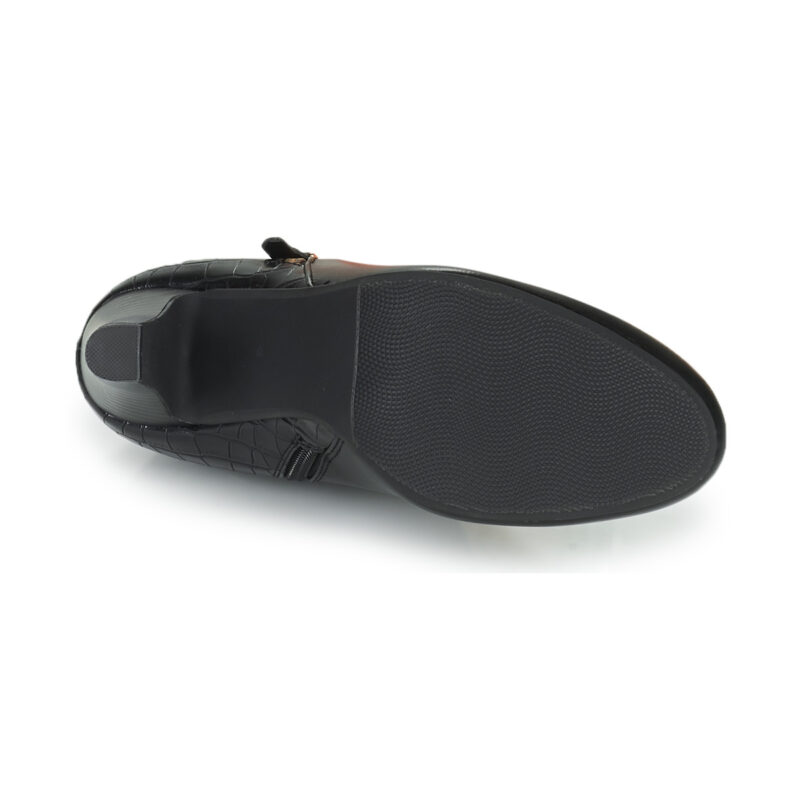 Moony Mood PERRINE Schwarze Damen-Ankle-Boots - Gr&ouml;&szlig;e 7